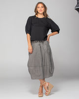 Guru Skirt - Winter Black Chambray