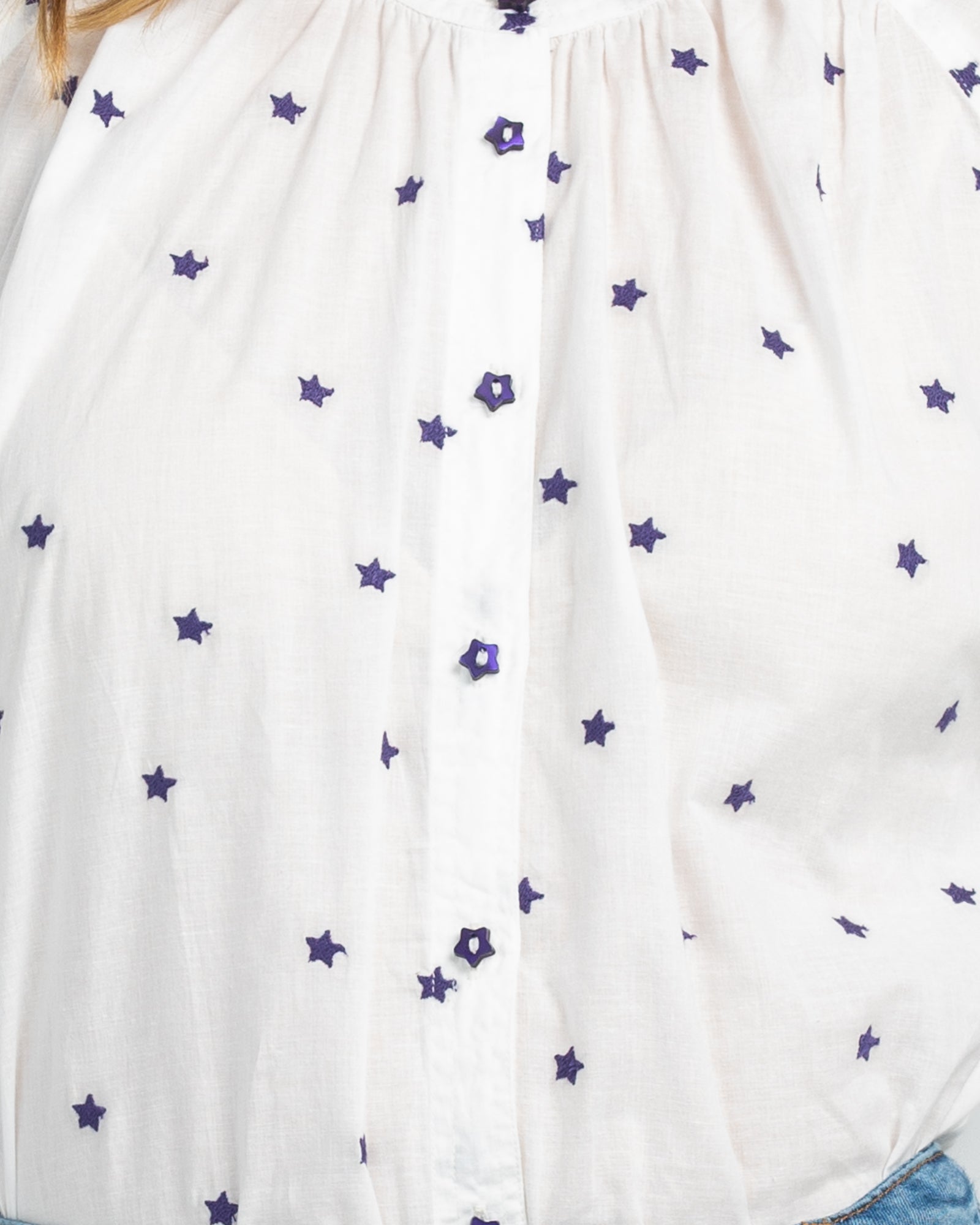 Starry Night Shirt - Blue/White