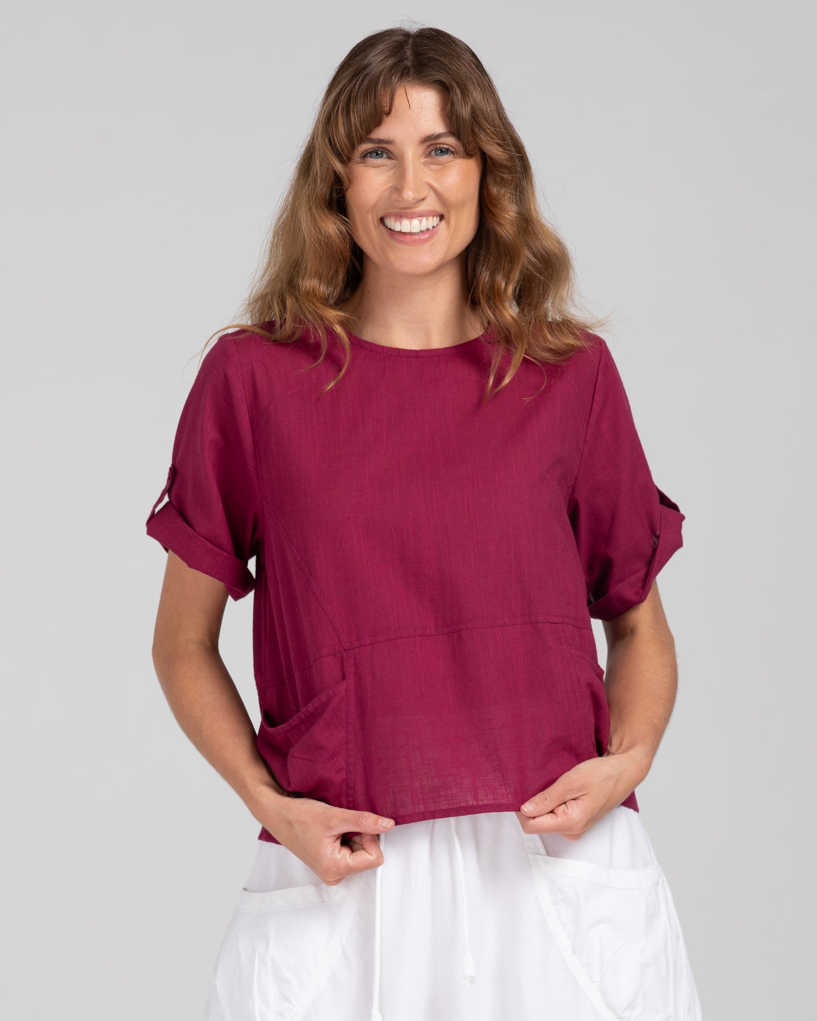 Guru Top - Deep Magenta