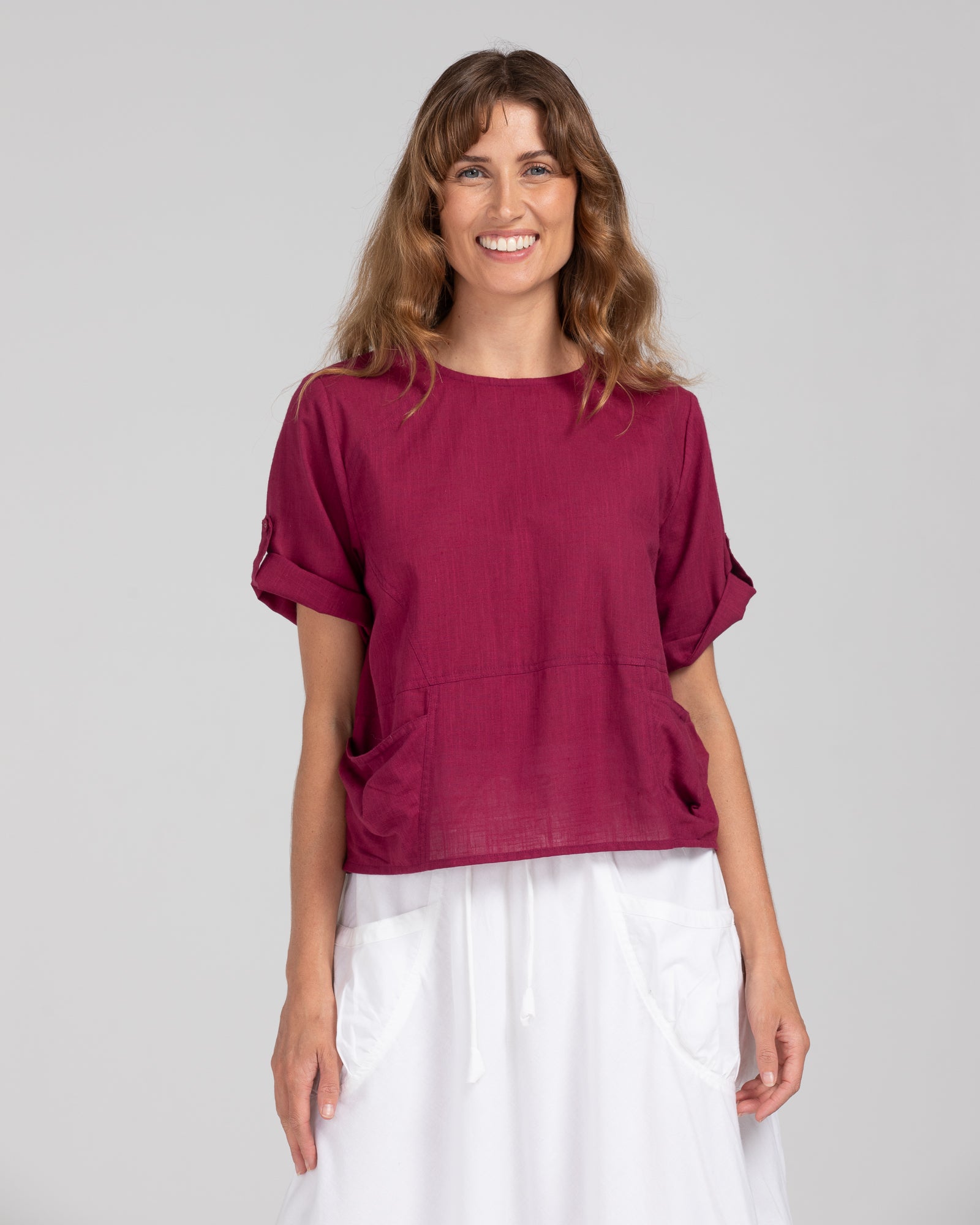 Guru Top - Deep Magenta