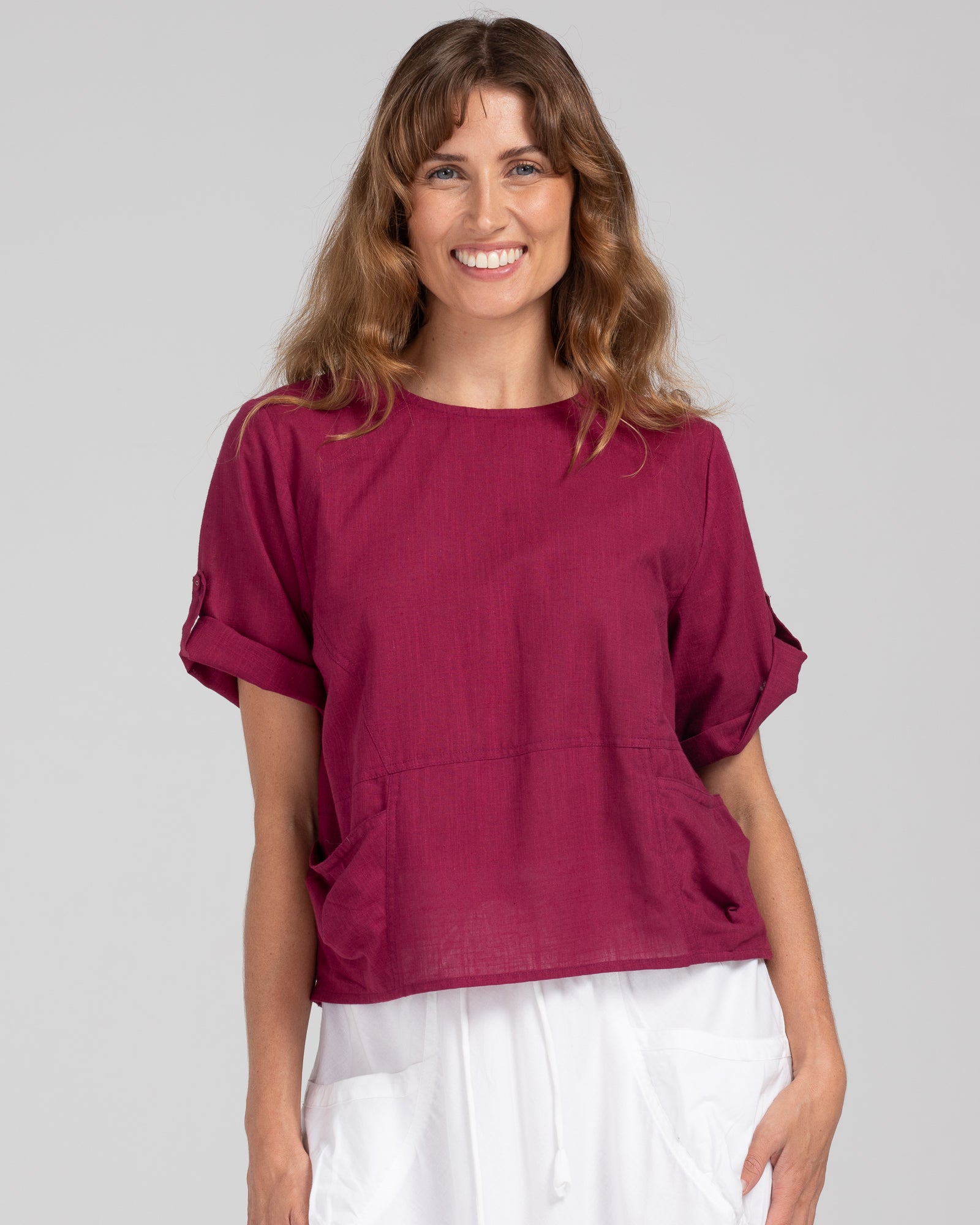 Guru Top - Deep Magenta