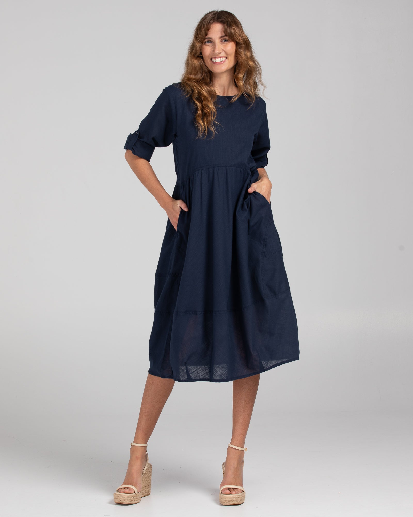 Guru Dress - Navy