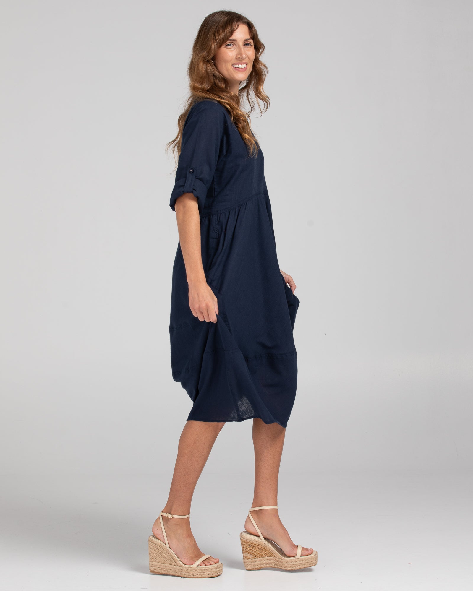 Guru Dress - Navy