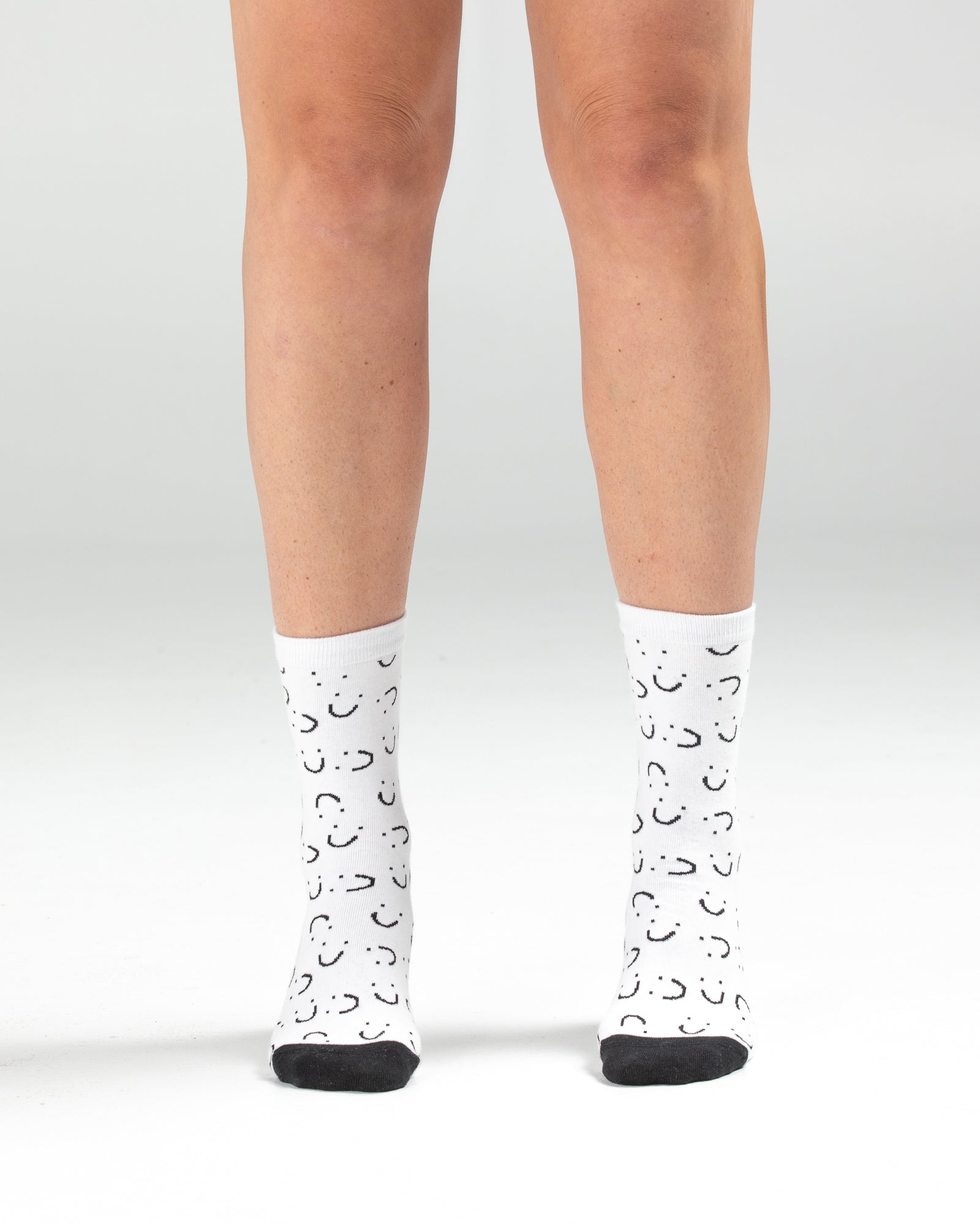 Smile Sock - Black & White Smiles