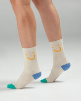 Smile Sock - Orange Tri