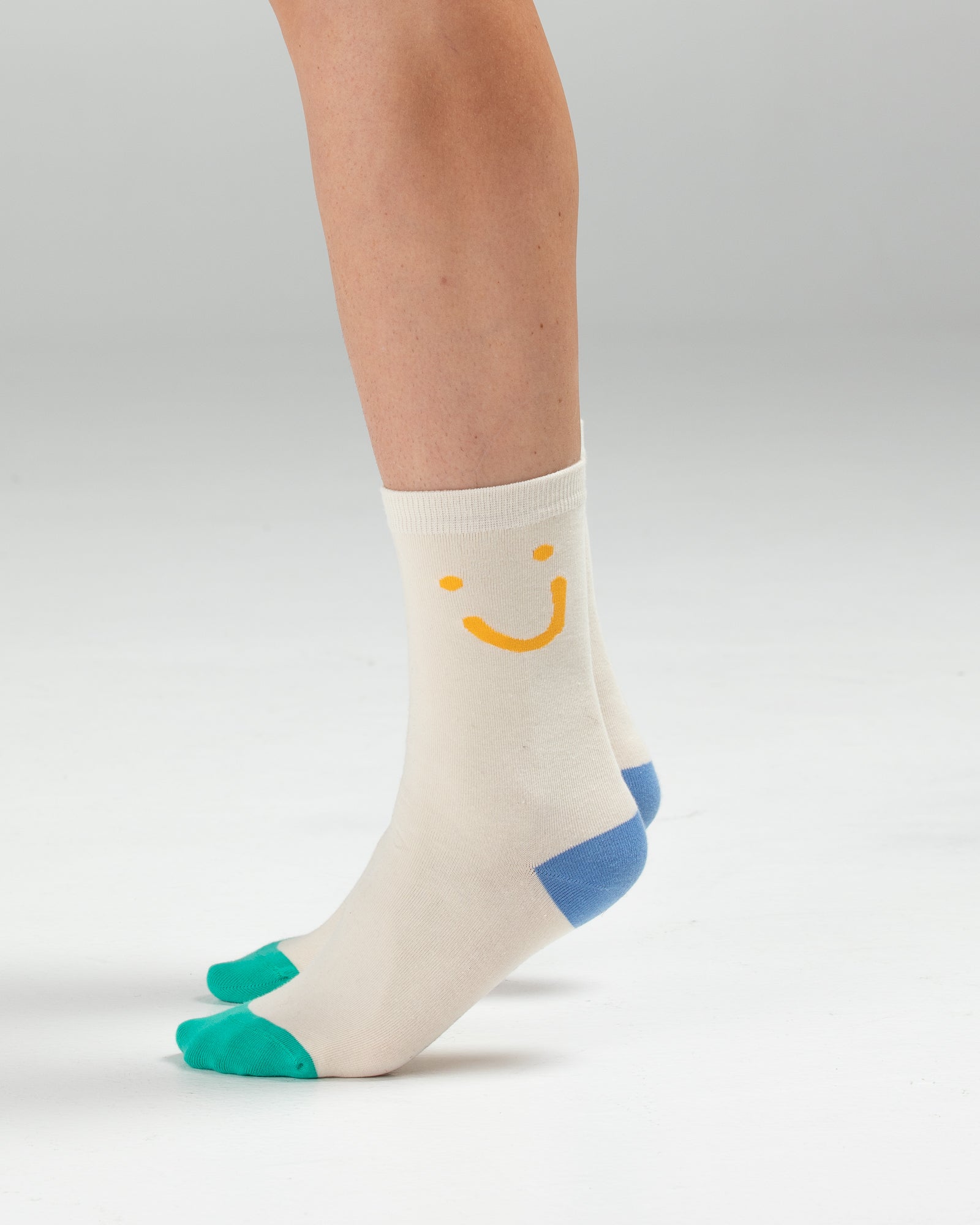 Smile Sock - Orange Tri