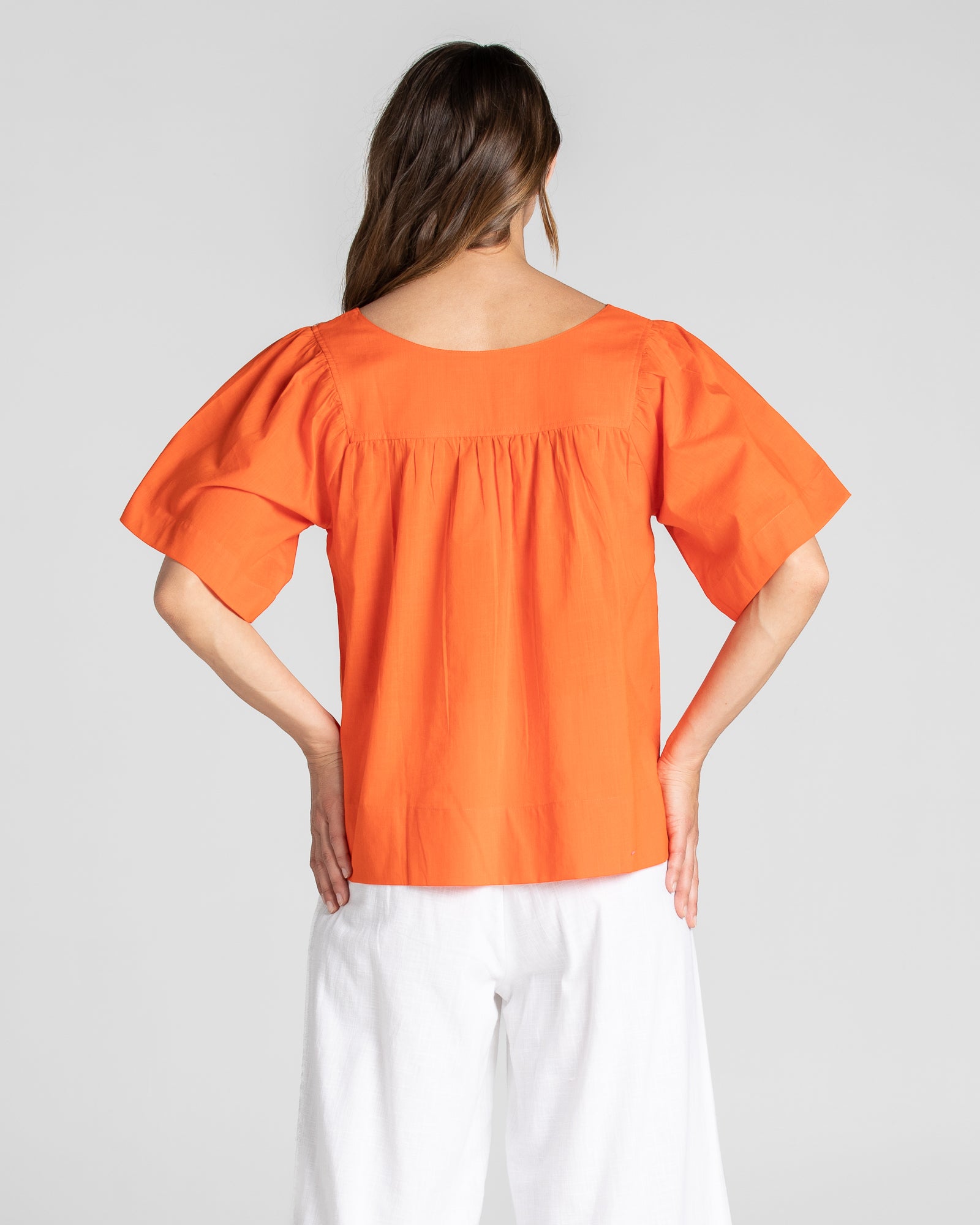 Freya Top - Mandarin Spice