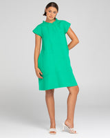 Sand Dress - Green Linen