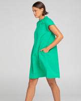 Sand Dress - Green Linen