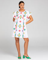 Opihi Dress - Embroidered Multi