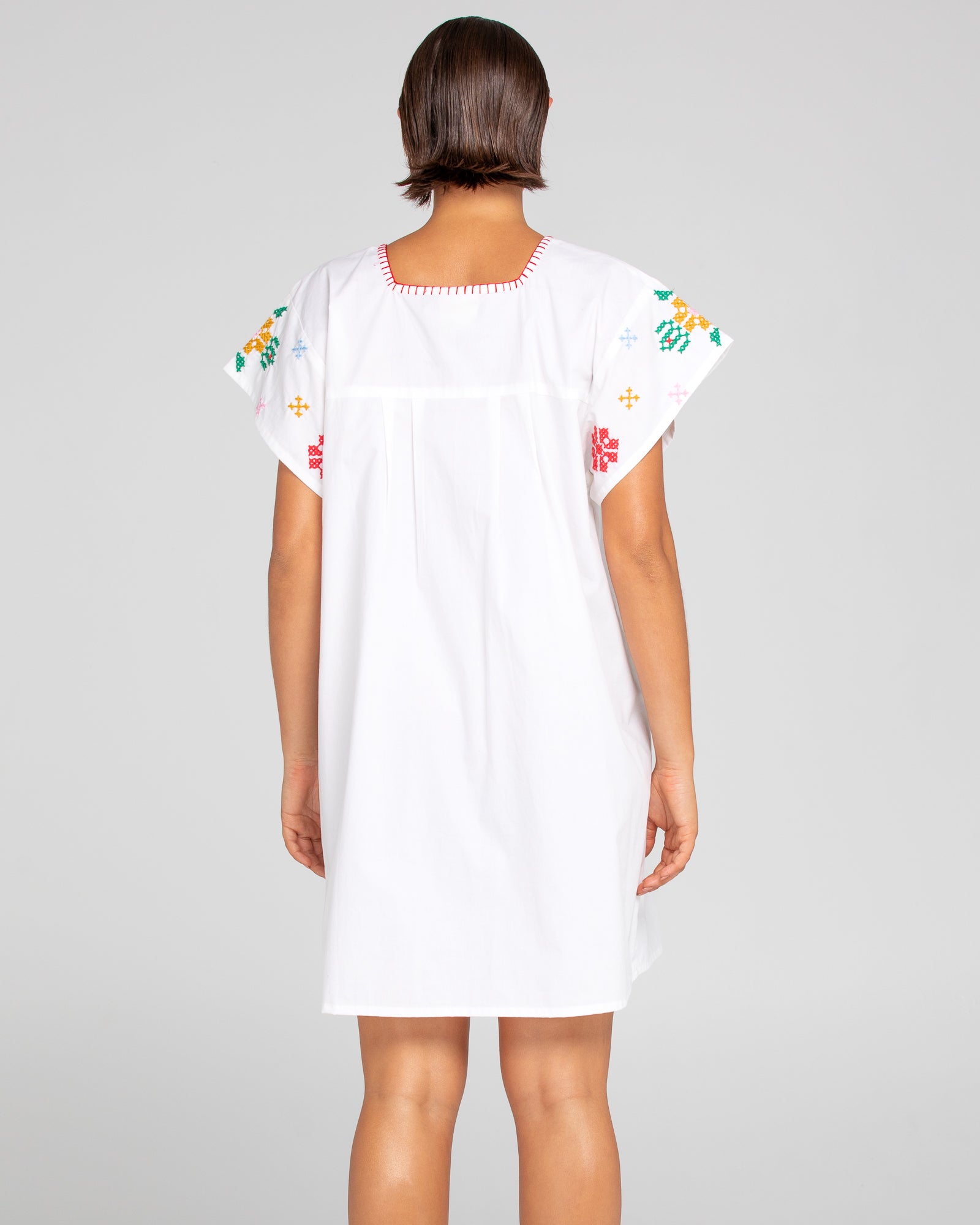 Opihi Dress - Embroidered Multi