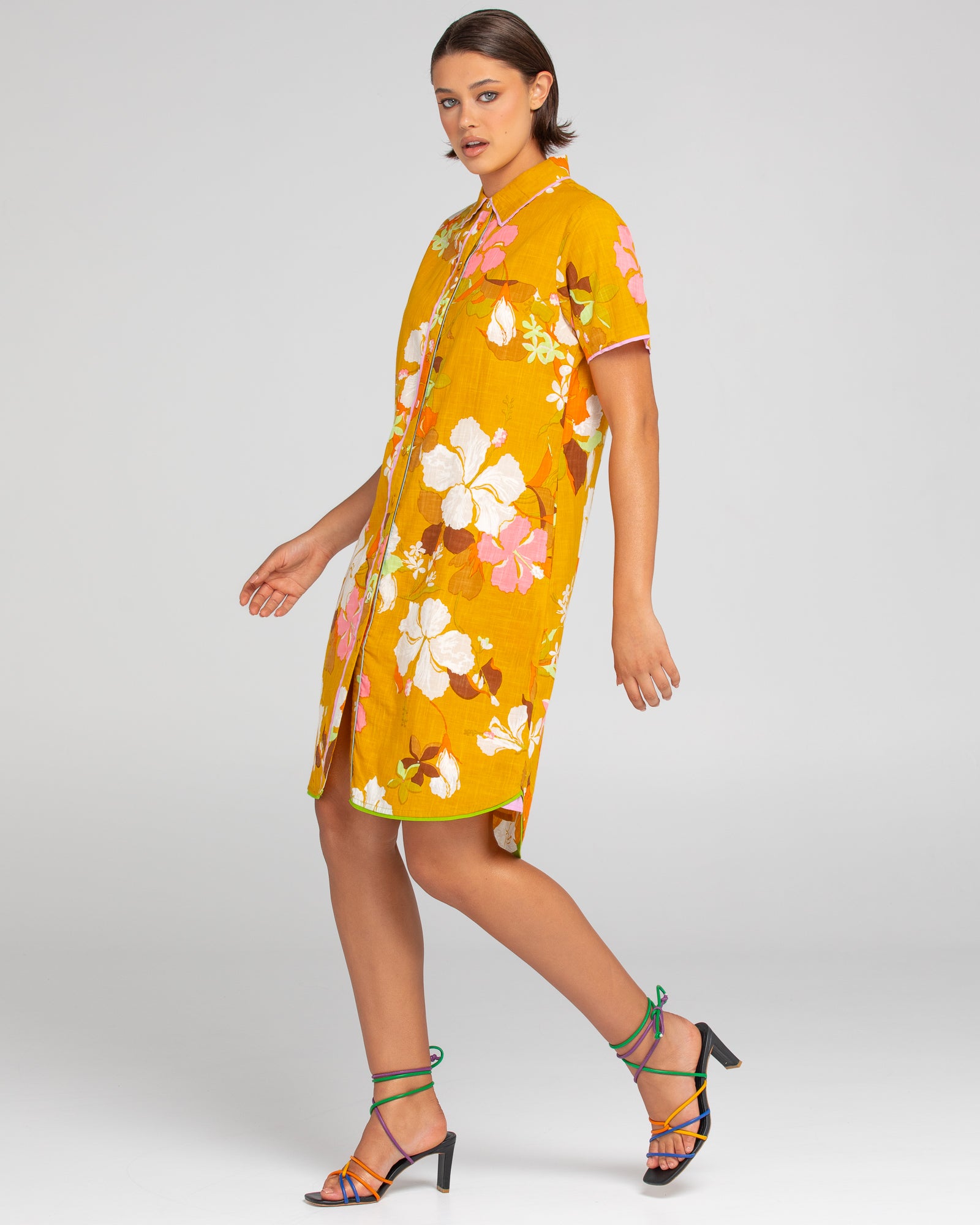 Cuba Shirt Dress - Ibisco