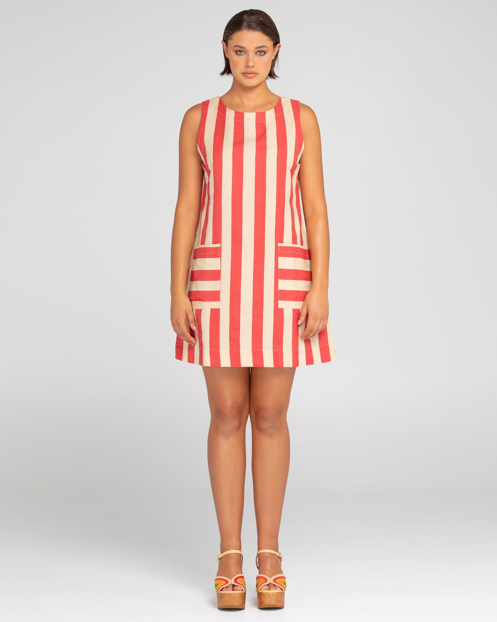 Mina Dress - Kaia Stripe