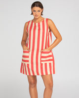 Mina Dress - Kaia Stripe