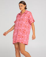 Cabana Shirt Dress - Mina