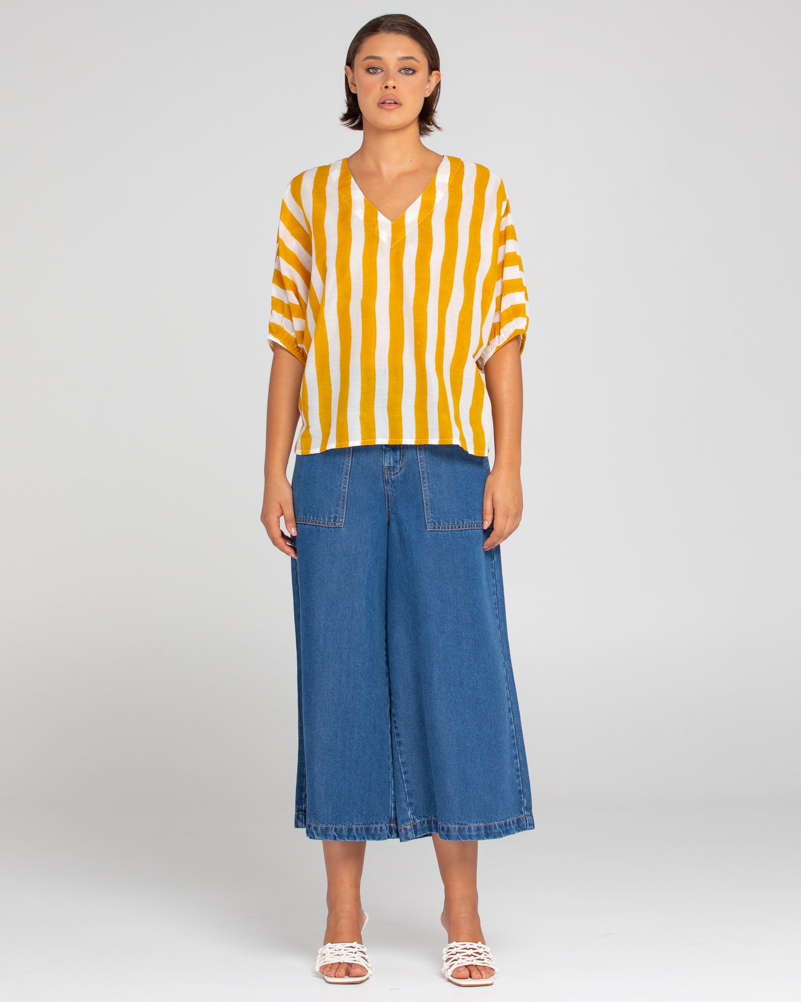 Sami Top - Tropical Stripe