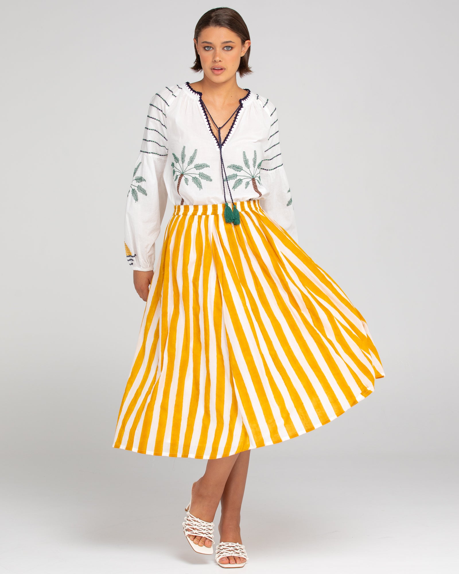 Sami Skirt - Tropical Stripe