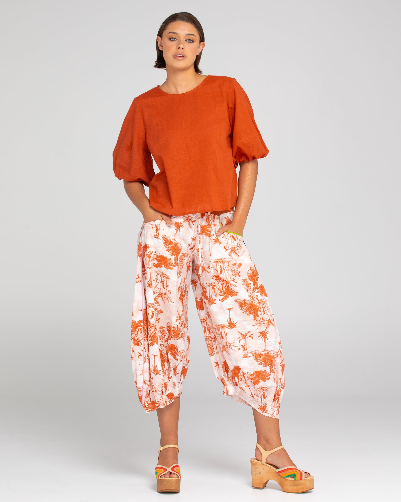 Cuba Guru Pant - Western Palm