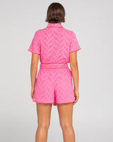 Daisy Shorts - Broderie Pink