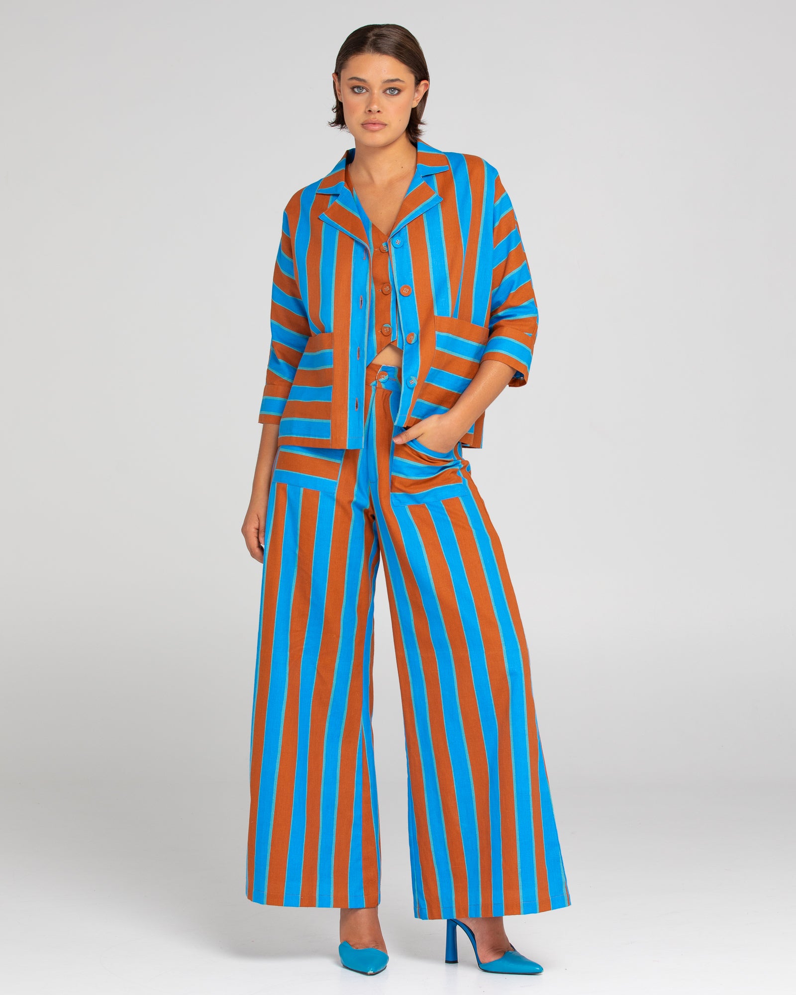 Fay Pant - Cabana Stripe