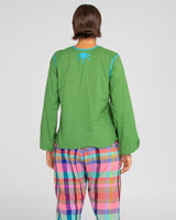 Jadu Shirt - Embroidered Green