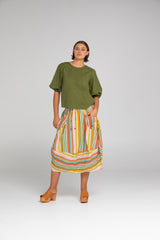 Guru Skirt - Ailana Stripe