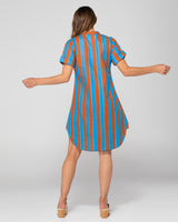 Fay Shirt Dress - Cabana Stripe