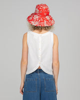 Reversible Wide Brim Bucket Hat - Farrah/Kelly